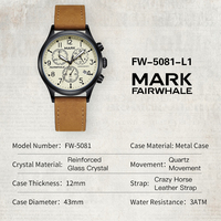 Mark Fairwhale Quarzuhr für Schüler, wasserdicht, leuchtendes Zifferblatt, klares Glas, versiegeltes Gehäuse für Schule, Sport, Alltag FW-5081