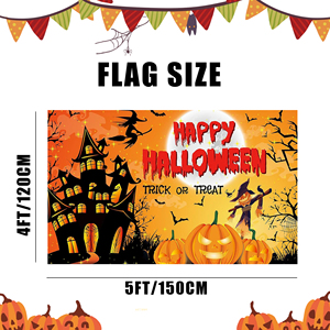 Funda para Capó de Coche Personalizada de 5x4 pies con Diseño de Banderas, Ideal para Festivales, Deportes y Juegos, Compatible con la Mayoría de los Coches y SUVs, el Mejor Regalo para Halloween - Product Image 4