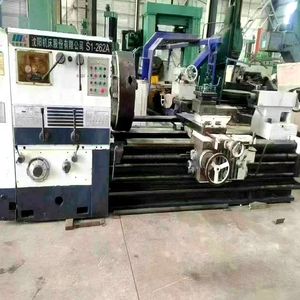 Buen torno Manual <span class=keywords><strong>de</strong></span> <span class=keywords><strong>segunda</strong></span> <span class=keywords><strong>mano</strong></span> Yunnan CY6150B/1000 Sillín <span class=keywords><strong>de</strong></span> gran orificio CY6163B * 2000MM con marco central y portacuchillos - Product Image 6