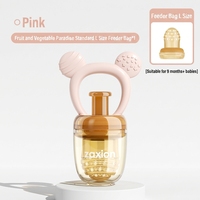 Ensemble d'alimentation pour bébés avec logo personnalisé du fabricant, sucettes en silicone sans BPA pour la congélation des fruits, mini-tétines d'alimentation pour bébés