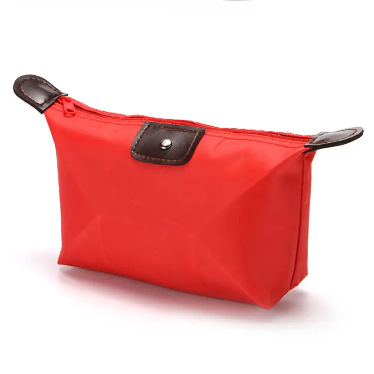 Moda küçük kozmetik çantası özelleştirilmiş seyahat organizatör katlanır makyaj çantası