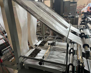 HDPE LDPE 4 lignes de fabrication automatique de sacs de <span class=keywords><strong>t</strong></span>-shirts en plastique sac de transport machine de fabrication de sacs en plastique - Product Image 5