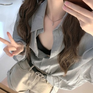 Collana con ciondolo a stella alla moda, catena in argento per donna, gioielli casual, catena per clavicola, lunghezza normale - Product Image 3