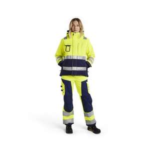 BLAKLADER - 487219873389M Veste d'hiver haute visibilité pour femme Jaune/Bleu marine-EAN 7330509503393 HI-VIS WORKWEAR - Product Image 3