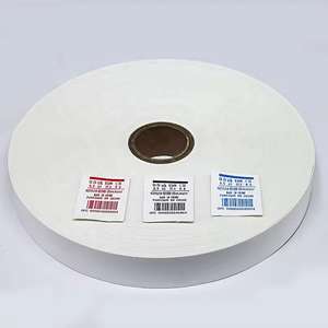 Toptan sıcak eriyik ayakkabı dil etiket rulo dil etiketi tutkal boş beyaz etiket Tpu ayakkabı dil - Product Image 5