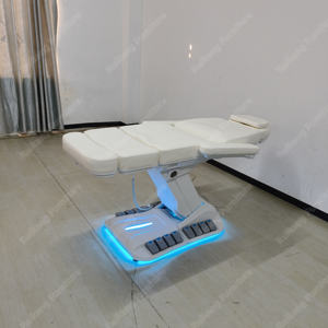 เตียงนวดไฟฟ้าปรับระดับได้ 4 มอเตอร์ สำหรับทำทรีตเมนต์ทางการแพทย์ เก้าอี้เสริมความงาม สปา เตียงเสริมความงามสำหรับทำทรีตเมนต์ใบหน้า เตียงสำหรับแพทย์แผนแผนไทย - Product Image 2