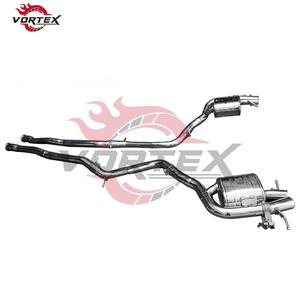 Échappement Catback Vortex pour Mercedes Benz W223 S400 S450 2020-2025, en acier inoxydable, silencieux Valvetronic, finition polie miroir - Product Image 4