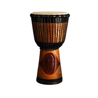 Djembe africain professionnel en peau de chèvre/bois, haute qualité, 8/10/12/13/14 pouces, instrument de percussion pour l'enseignement