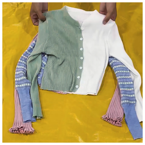 GZ, ropa usada de moda para mujer, cárdigan de segunda mano, suéter con bola, precio más bajo, cárdigan Bea 62A de verano, cárdigan de segunda mano para mujer - Product Image 4