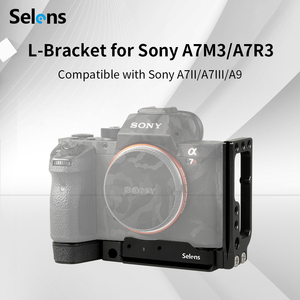 Kit de stabilisation de cage anti-vibration Selens L Plate pour appareil photo <span class=keywords><strong>Sony</strong></span> A7 <span class=keywords><strong>III</strong></span>/<span class=keywords><strong>a7R</strong></span> <span class=keywords><strong>III</strong></span>/a9 - Product Image 2