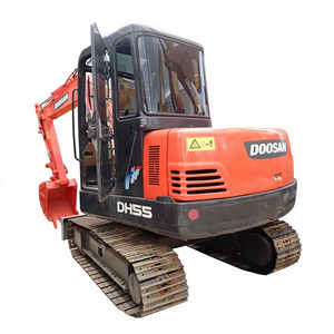 Oferta Especial: Excavadora de Ruedas Usada Doosan DH55 de 5 Toneladas, Modelo 2016, Alta Eficiencia, con Componente de Bomba Principal, Importada de Japón - Product Image 1