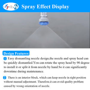 Buse à cône solide à dégagement rapide YS, pièces de <span class=keywords><strong>nettoyage</strong></span> d'équipements de circuits imprimés, 1/4 6505 6510, buse de traitement de surface en plastique - Product Image 6
