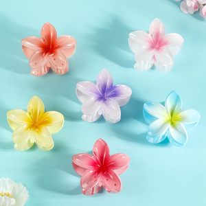 Accessoire floral violet doré 4CM 8CM, nœud papillon, accessoire de beauté pour femme, fleur d'été, accessoire marin - Product Image 4