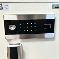 Caja Fuerte de Seguridad Inteligente, Totalmente de Acero, con Pantalla LCD Digital Electrónica, Teclado con Contraseña Programable, para Hotel u Oficina