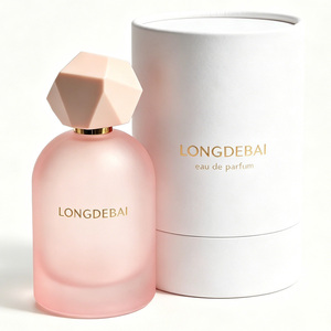 Envase Cosmético para Fragancias, Botella de Vidrio Negra Redonda para Perfume, Cilindro Vacío con Cierre a Presión, 30ml 50ml 100ml, Botella de Perfume con Caja - Product Image 2
