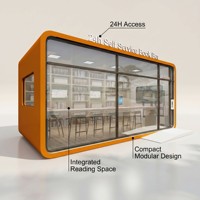 HAUMR Library Holds Locker RemoteLocker: Barra de Lectura Urbana Inteligente Todo en Uno con Autoservicio 24/7, Sala de Lectura sin Personal y Antirrobo RFID