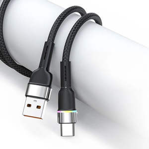 240W yüksek güç 4 in 1 USB C kablosu kademeli ışık hızlı şarj için mobil dizüstü Tablet 2M ODM özel Logo - Product Image 1