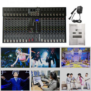 GAX-ET16 Professional 16Channels Mixer With Effect Reverb Can Be Used for Singing <strong>Audio</strong> Video &amp; Lighting Live Broadcast Mixer - Product Image 5