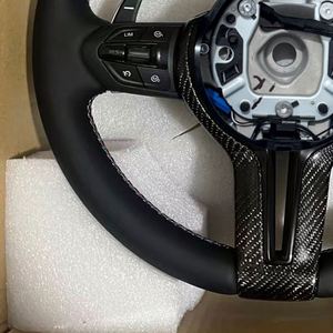 Volante Deportivo de Cuero M3 <span class=keywords><strong>M5</strong></span> en Oferta, <span class=keywords><strong>Precio</strong></span> de Fábrica, para <span class=keywords><strong>BMW</strong></span> Serie F02 F07 F10 F15 F30 F35 F36 X1-X6, Accesorios Mod - Product Image 3