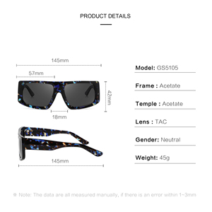 Gafas <span class=keywords><strong>de</strong></span> Sol con Armazón <span class=keywords><strong>de</strong></span> Acetato Nuevas <span class=keywords><strong>de</strong></span> 2023 <span class=keywords><strong>para</strong></span> <span class=keywords><strong>Hombre</strong></span> y Mujer, Gafas <span class=keywords><strong>de</strong></span> Sol Polarizadas con <span class=keywords><strong>Lentes</strong></span> <span class=keywords><strong>Modernas</strong></span> - Product Image 6