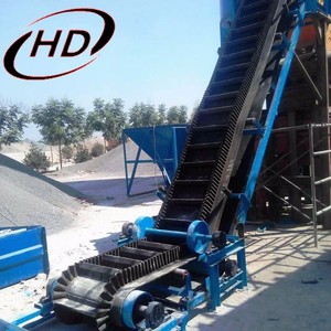 حديد جدار جانبي مضلع بزاوية كبيرة يحمل الحصى حزام الناقل - Product Image 6