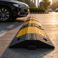 XINYE Rampe de câbles en caoutchouc et plastique pour événements extérieurs, caoutchouc anti-dérapant durable de 22 000 lb, rampe de vitesse en plastique pour événements extérieurs