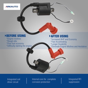 Bobina de Encendido ARKAUTO 66T-85570-00 66T8557000 para Motor Fuera de Borda <span class=keywords><strong>Yamaha</strong></span> 40hp 40X E40X M(W/T)<span class=keywords><strong>HS</strong></span>/L MHL - Product Image 3
