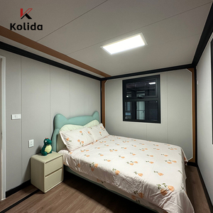 20ft 40ft Modernes, massives, verzinktes, tragbares, mobiles, vorgefertigtes, ausklappbares Containerhaus mit zwei Flügeln - Product Image 5