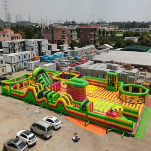 <b>Large</b> kids playzone commercial bouncy castle combo slide <b>inflatable</b> amusement park for outdoor playground - Product Image 6