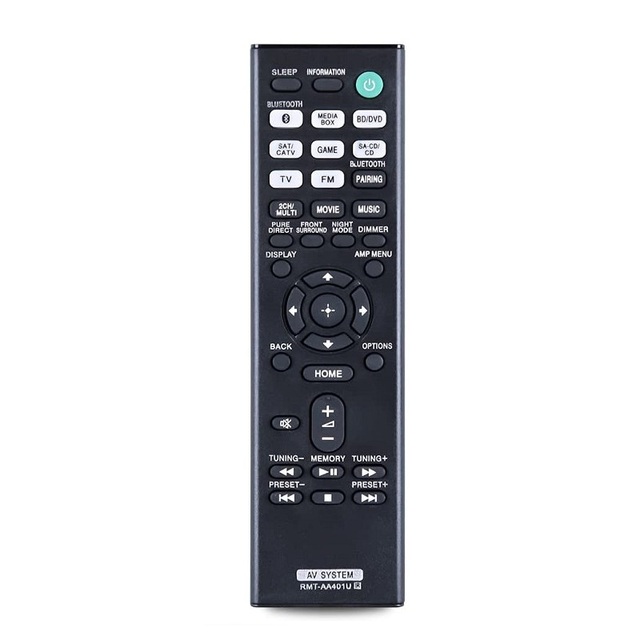 RMT-AA401U Replacement Remote Control Compatible for Sony AV Receiver STR-DH190 STRDH190