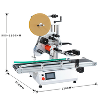Étiquette de bureau entrepôt de commerce électronique étiqueteuse automatique portable machine d'impression de film plastique en fer bouteilles en plastique laiteux