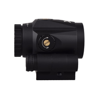 Loupe tactique en aluminium 3X réglable avec support rabattable à dégagement rapide étanche IP67 pour viseurs optiques