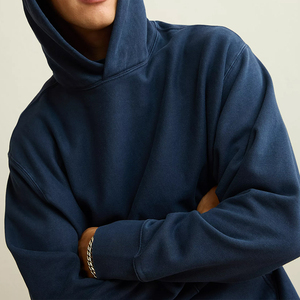Sudadera con capucha de diseño elegante, estilo playero, con bolsillos, personalizada, de felpa suave de algodón. - Product Image 4