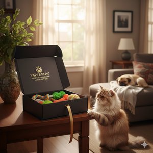 Große Wellpappe-Überraschungsbox für Hundespielzeug-Set Zubehör Geschenkverpackung aus Papier - Product Image 2