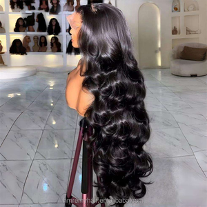 Pelucas <span class=keywords><strong>de</strong></span> <span class=keywords><strong>cabello</strong></span> humano brasileño <span class=keywords><strong>de</strong></span> color popular <span class=keywords><strong>de</strong></span> 26 pulgadas para <span class=keywords><strong>mujer</strong></span>, línea <span class=keywords><strong>de</strong></span> <span class=keywords><strong>cabello</strong></span> simulada ondulada larga, pequeña para encaje Frontal <span class=keywords><strong>de</strong></span> 20 pulgadas - Product Image 2