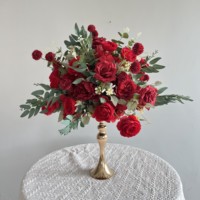 Boule de fleurs artificielles de mariage de 60 cm de diamètre, couleur turquoise, avec roses et hortensias, pour décoration d'allée et de toile de fond de fête