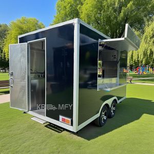 Carrito de Venta Ambulante Completo para Helados, Hot Dogs, Bocadillos, Dulces, Papas Fritas, Remolques de Comida, Camión de Comida con Cocina Totalmente Equipada - Product Image 4