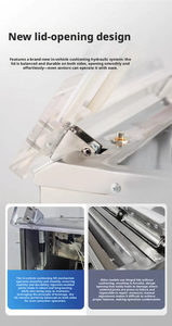 เครื่องซีลถุงสูญญากาศแบบห้องเดียวสำหรับอาหารเปียก อาหารแห้ง เนื้อสัตว์ อาหารทะเล - Product Image 6