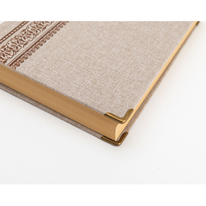 <span class=keywords><strong>2025</strong></span> New A5 Linen máy tính xách tay dập nổi thiết kế bìa cổ điển máy tính xách tay Nhật ký bán buôn - Product Image 5