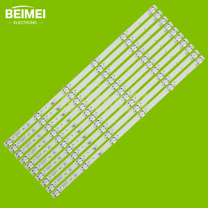 Bande de rétroéclairage LED TV DRT L _ R04 _ 171128 wh M41-00543A pour <span class=keywords><strong>SONY</strong></span> <span class=keywords><strong>KD</strong></span>-55XF7003 6LED 3V 10 pièces/ensemble - Product Image 6