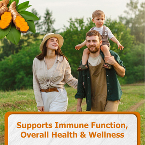 Private Label Turmeric Ginger Complex Softgels with Turmeric Extract Supports Immune Function Overall Health Wellness Softgels - Product Image 4