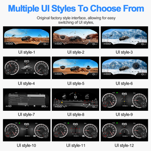 เครื่องวัดระยะทางดิจิตอลแผงหน้าปัดห้องนักบินเสมือนจอ LCD ใหม่สำหรับ GMC YUKON Chevrolet Tahoe 2007 2013 - Product Image 2