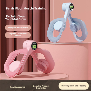 Тренажер для мышц тазового дна Кегеля, для сжатия ног, экологичный, портативный, из материалов TPE/PP, с квадратной пряжкой GD, для красоты и укрепления бедер - Product Image 3