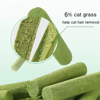 Vente directe d'usine de bâtonnets d'herbe à chat lyophilisés avec ajout d'herbe à chat naturelle pour favoriser la digestion et réduire les vomissements