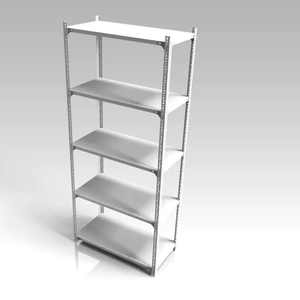 Laden Sie 10-100kg Industrie regal <span class=keywords><strong>Racking</strong></span> Warehouse Gebraucht Leichte Metall lagerung Schlitz winkel Eisen regal Regal Multi Color - Product Image 1