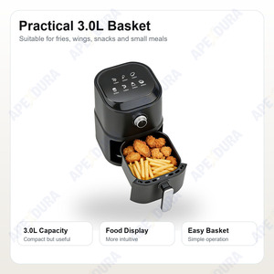 Friteuse à air portable 24V 250W 3L pour voiture, camion, <span class=keywords><strong>camping</strong></span>-<span class=keywords><strong>car</strong></span>, <span class=keywords><strong>camping</strong></span>, extérieur avec prise allume-cigare - Product Image 4