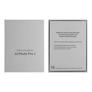 Prix d'usine en gros, emballages personnalisés pour écouteurs avec matériaux recyclés, laminage mat et revêtement UV pour Pro 3 - Product Image 6