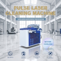 Machine de nettoyage au laser pulsé portative à haute précision et à performance stable, refroidie par eau, 500W 1000W, pour le nettoyage des surfaces métalliques