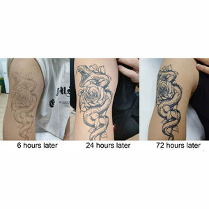 Пользовательские водонепроницаемые матовые полупостоянные Временные татуировки | Персонализированные стойкие наклейки татуировки - Product Image 6