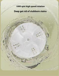 Mini Lavatrice Elettrica Portatile, Fornitura per Lavanderia Domestica Intelligente per Biancheria Intima dei Bambini e Mini Lavatrice - Product Image 5